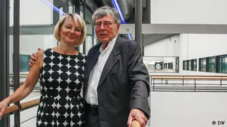 Catherine Beckmann und Prof. Joachim Schürmann