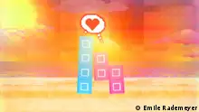 Verliebte Tetris-Steine
