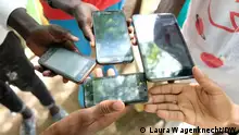 DW Akademie | Smartphones von Flüchtlingen in Kakuma 