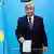 Президент Казахстана Токаев на избирательном участке, 20 ноября 2022 года