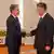 US-Außenminister Antony Blinken und Chinas Präsident Xi Jinping geben sich die Hand